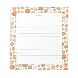 Bloc De Notas Calabazas acuáticas coloridas