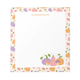 Bloc De Notas Calabazas y hongos de Halloween