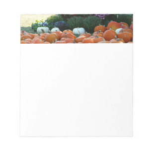 Bloc De Notas Calabazas y Mamáes Fotografía de la cosecha de oto