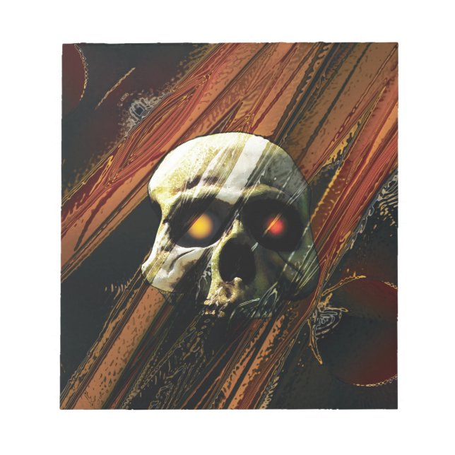 Bloc De Notas Calavera oscura (Frente)
