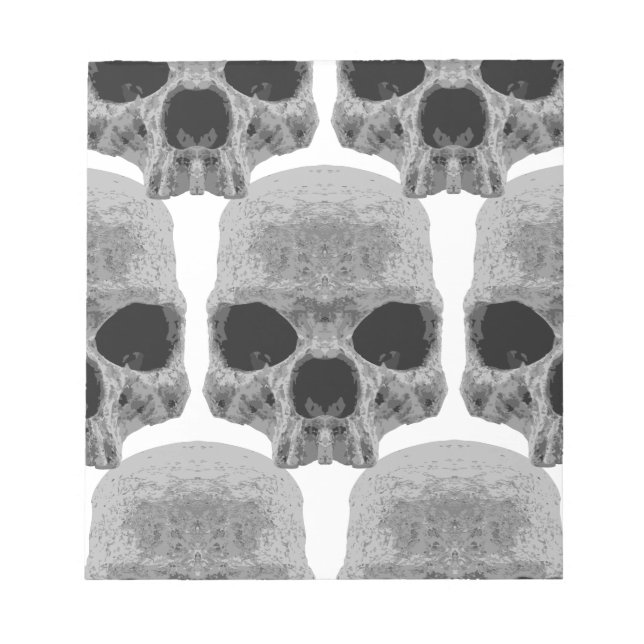 Bloc De Notas Calaveras de gótico (Frente)
