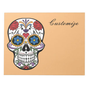 Bloc De Notas Calaveras humanas decoradas Art Thunder_Cove