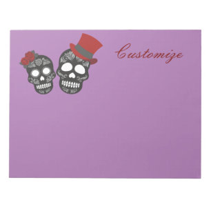 Bloc De Notas Calaveras negras Duo Thunder_Cove