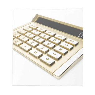 Bloc De Notas Calculadora de oro