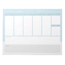 Calendario semanal de familia