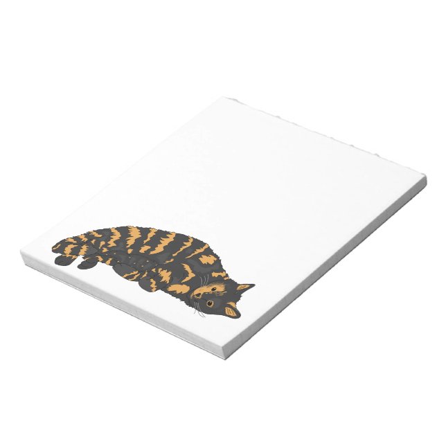 BLOC DE NOTAS CALICO TORTIE CAT NOTE PAD (Lado Izquierdo)