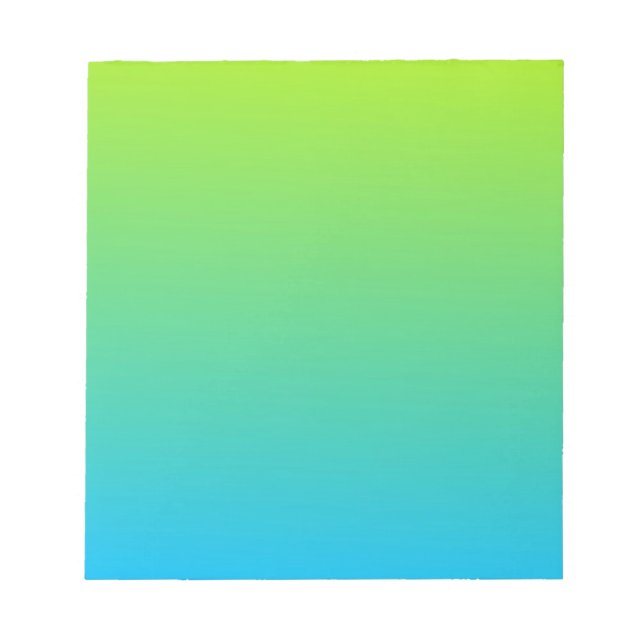Bloc De Notas Cálido Pálido Y Azul De Dos Tonos (Frente)