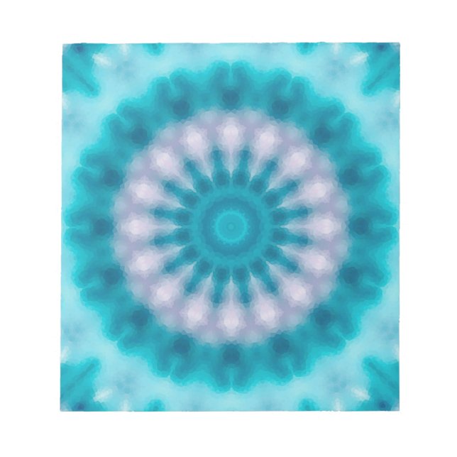 Bloc De Notas Calidoscopio azul cielo (Frente)