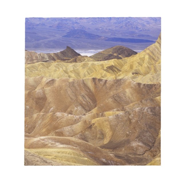 Bloc De Notas California: Death Valley NP, vista desde Zabriskie (Frente)