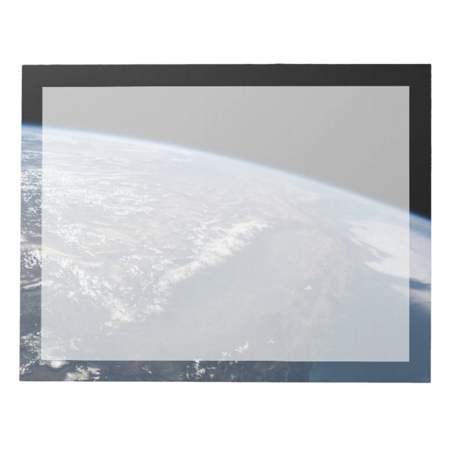 Bloc De Notas California Y Nevada Como Se Ve Desde El Espacio. (Frente)