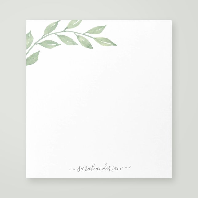 Bloc De Notas Caligrafía de vegetación personalizada (Subido por el creador)