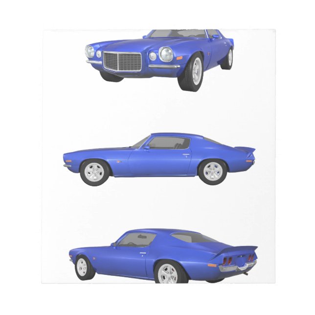 Bloc De Notas Camaro de 1972: (Frente)