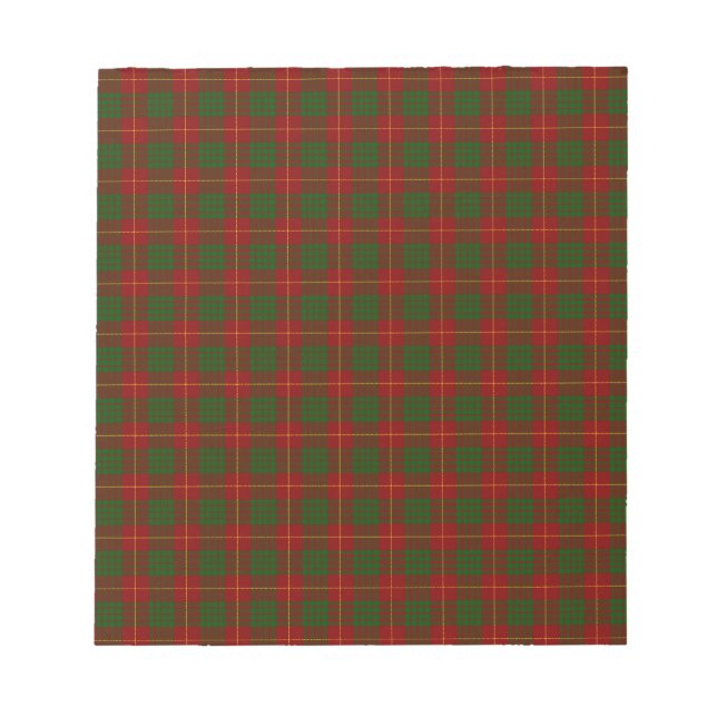 Bloc De Notas Cameron Tartan (Frente)