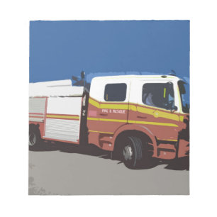 Bloc De Notas Camión de bomberos