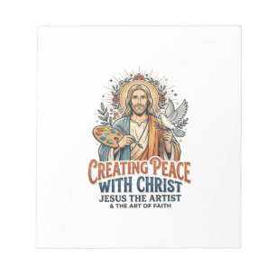 Bloc De Notas Camiseta de hobby de acuarela de Jesús Fe inspirad