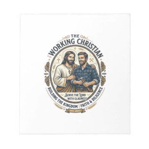 Bloc De Notas Camiseta de oficios de construcción de Jesús Gráfi