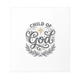 Bloc De Notas Camiseta Diseño de Grabado Vintage Hijo de Dios_1