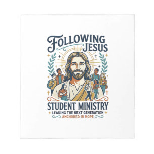 Bloc De Notas Camiseta estilo campamento juvenil Merch Iglesia d