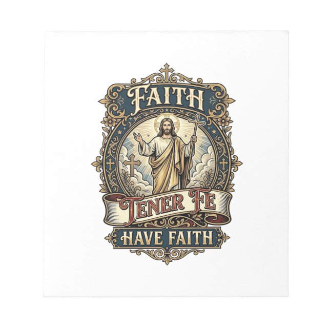Bloc De Notas Camiseta Familias Multiculturales Bilingües Jesús (Frente)