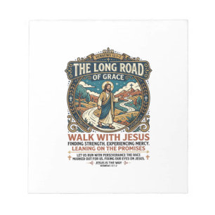 Bloc De Notas Camiseta Jesus Trucker Long Haul Inspiradora Hecha