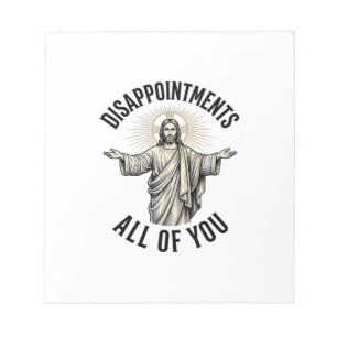 Bloc De Notas Camiseta Religiosa Vintage De Desilusiones Todos U