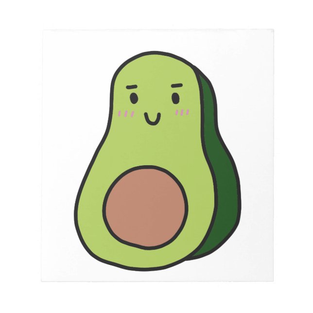 Bloc De Notas CAMISETAS AVOCADO, accesorios, CUTE! (Frente)