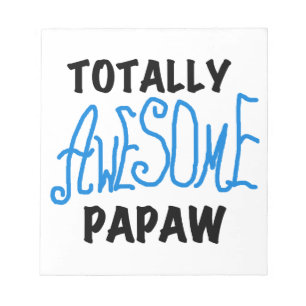 Bloc De Notas Camisetas y regalos de Papaw totalmente alucinante