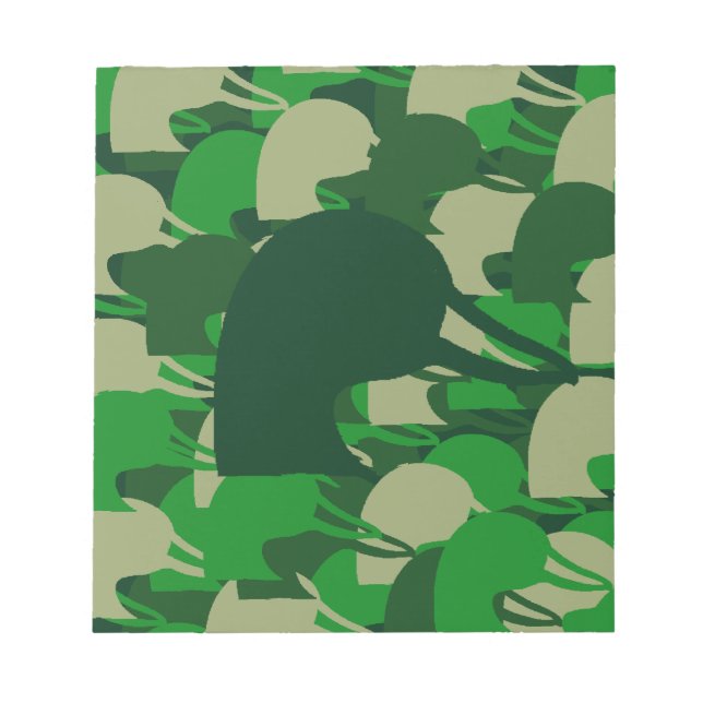 Bloc De Notas Camo de cabeza de pato (Frente)