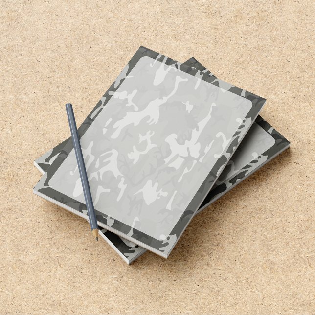 Bloc De Notas Camo gris, Camuflaje, Militar, Ejército (Subido por el creador)