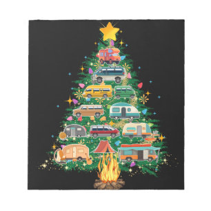 Bloc De Notas Camper vehículos de árbol de Navidad Camping Rving
