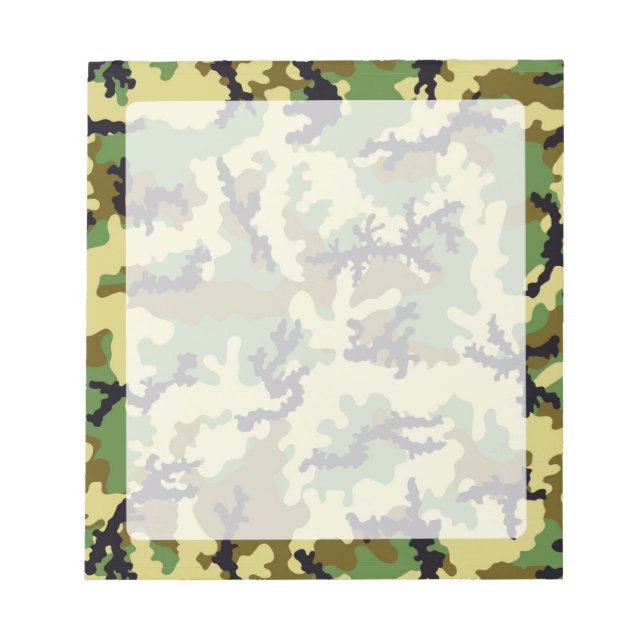 Bloc De Notas Camuflaje de Woodland (Frente)