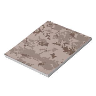 Bloc De Notas Camuflaje del Desierto Marpat del Cuerpo de Marine
