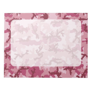 Bloc De Notas Camuflaje rosa
