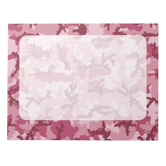 Bloc De Notas Camuflaje rosa (Frente)