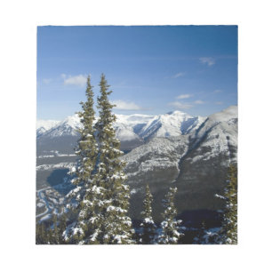 Bloc De Notas Canadá, Alberta, Banff. Vistas del valle de Bow