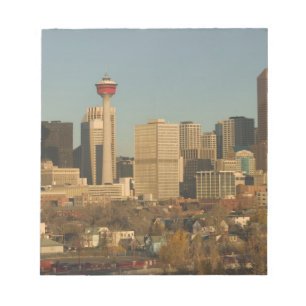 Bloc De Notas Canadá, Alberta, Calgary: horizonte de la ciudad d