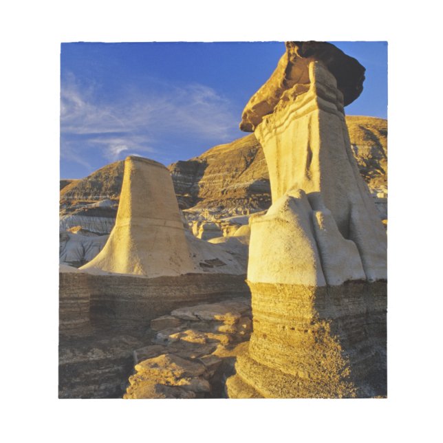 Bloc De Notas Canadá, Alberta, Drumheller. Hoodoos. (Frente)