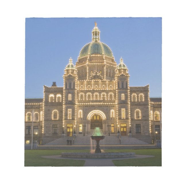 Bloc De Notas Canadá, BC, Victoria, Edificio del Parlamento de B (Frente)