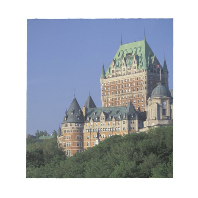 Bloc De Notas Canadá, Ciudad de Quebec. Chateau Frontenac. (Frente)