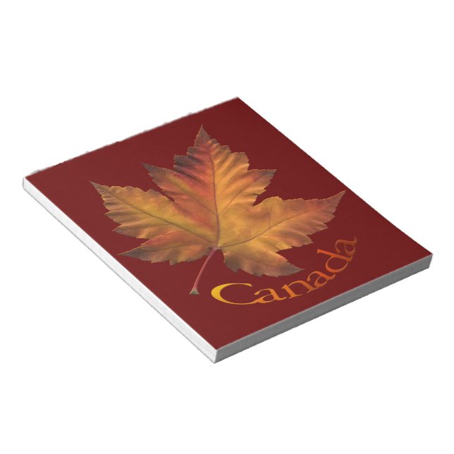 Bloc De Notas Canadá Maple Leaf Souvenir Notepad Regalos de Cana (Lado Derecho)