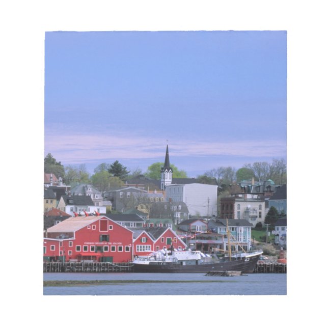 Bloc De Notas Canadá, Nueva Escocia. Vistas a Lunenburg, (Frente)