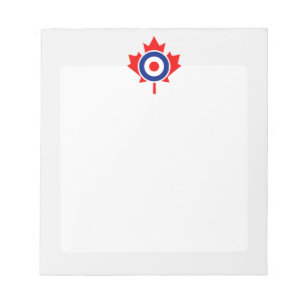 Bloc De Notas Canadiense Maple Leaf Roundel Mod CANADA