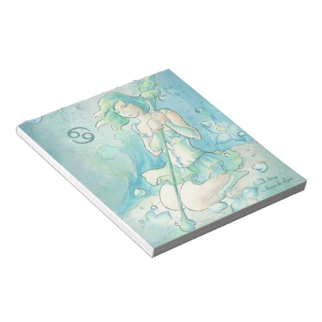 Bloc De Notas Cáncer (Lado Derecho)