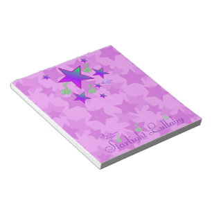 Bloc De Notas Canción de cuna Purple Starlight