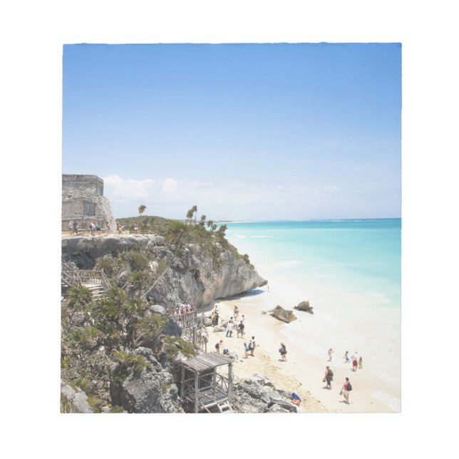 Bloc De Notas Cancún, Quintana Roo, México - Ruinas en una colin (Frente)