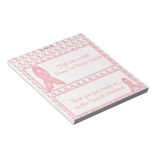 Bloc De Notas Candy Bar Wrapper Cáncer de Mama sobrevive a favor