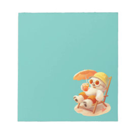 Bloc De Notas Canto sonriente - Modo playa activado