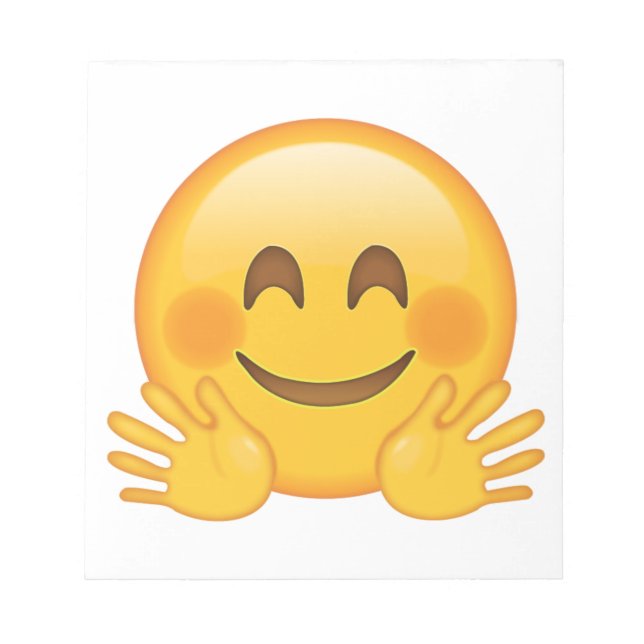 Bloc De Notas Cara de abrazo - Emoji (Frente)