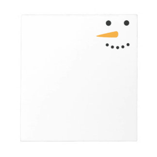 Bloc De Notas Cara de Snowman