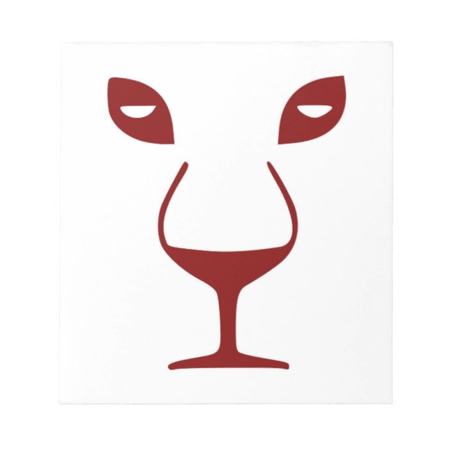 BLOC DE NOTAS CARA DE VINO (Frente)